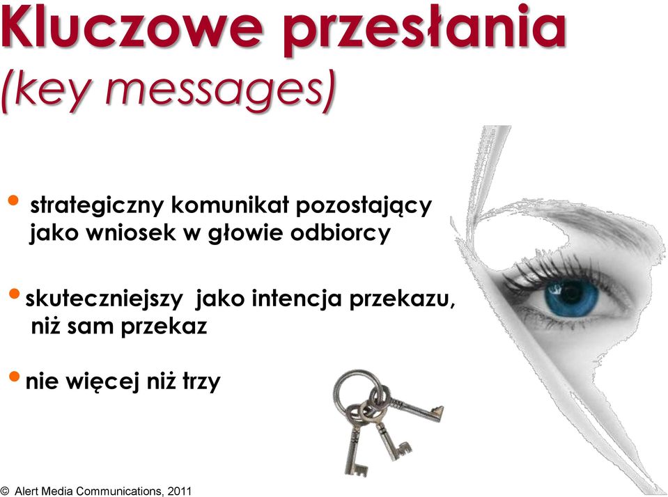 wniosek w głowie odbiorcy skuteczniejszy