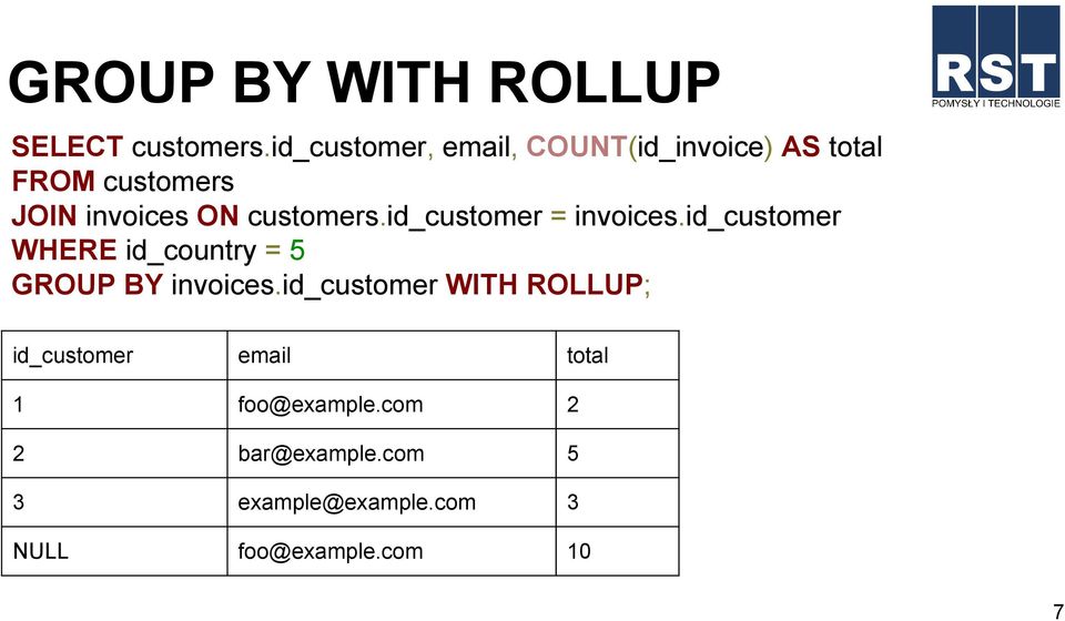 customers.id_customer = invoices.id_customer WHERE id_country = 5 GROUP BY invoices.