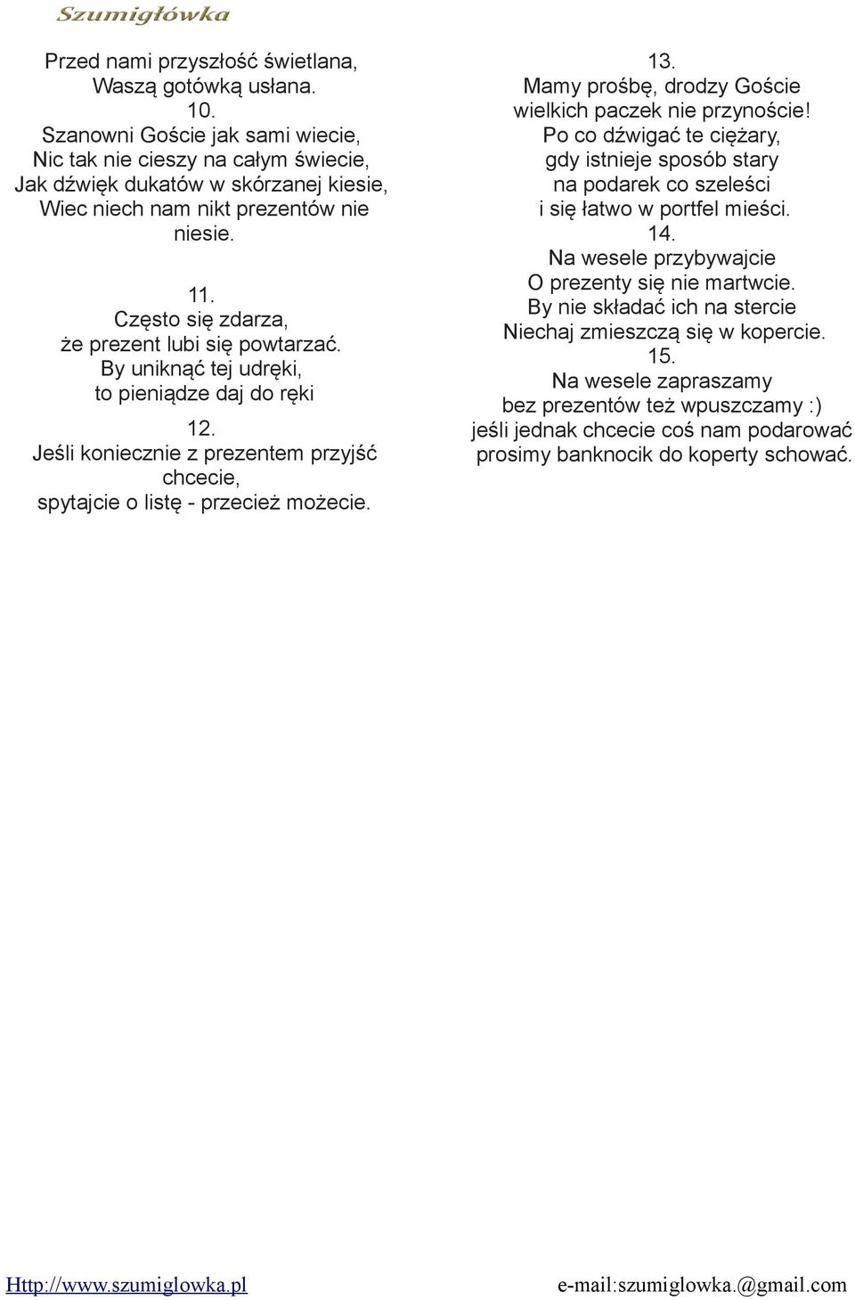 Wierszyki Na Wkładki Pdf