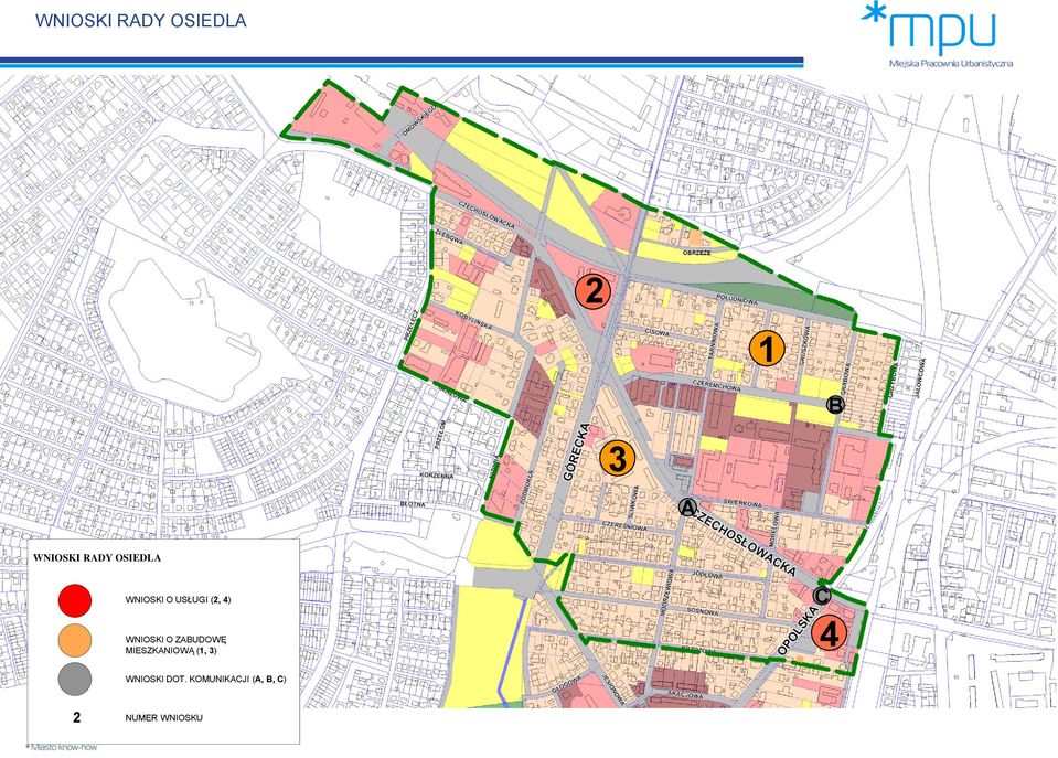 WNIOSKI O ZABUDOWĘ MIESZKANIOWĄ (1, 3)