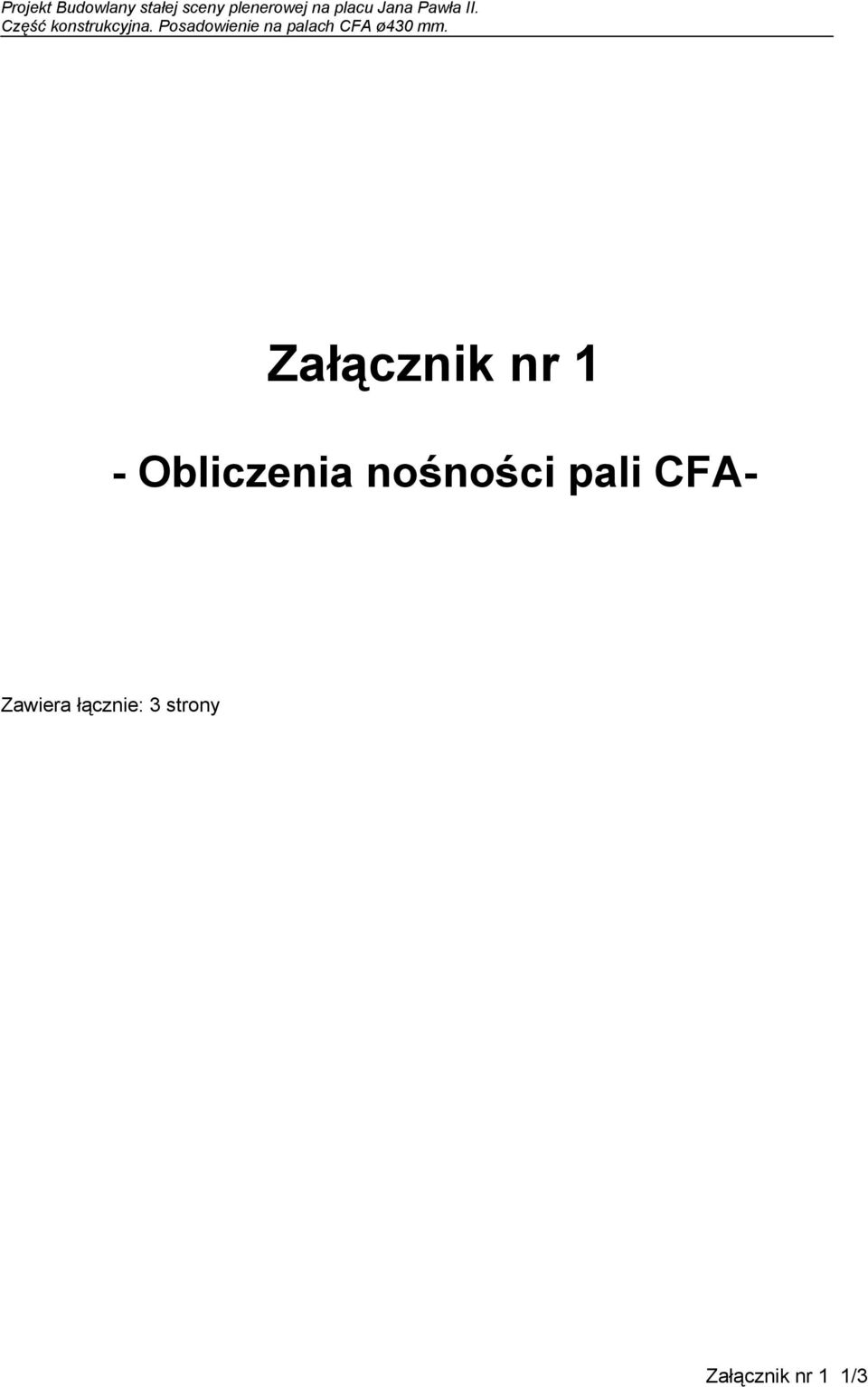 pali CFA- Zawiera