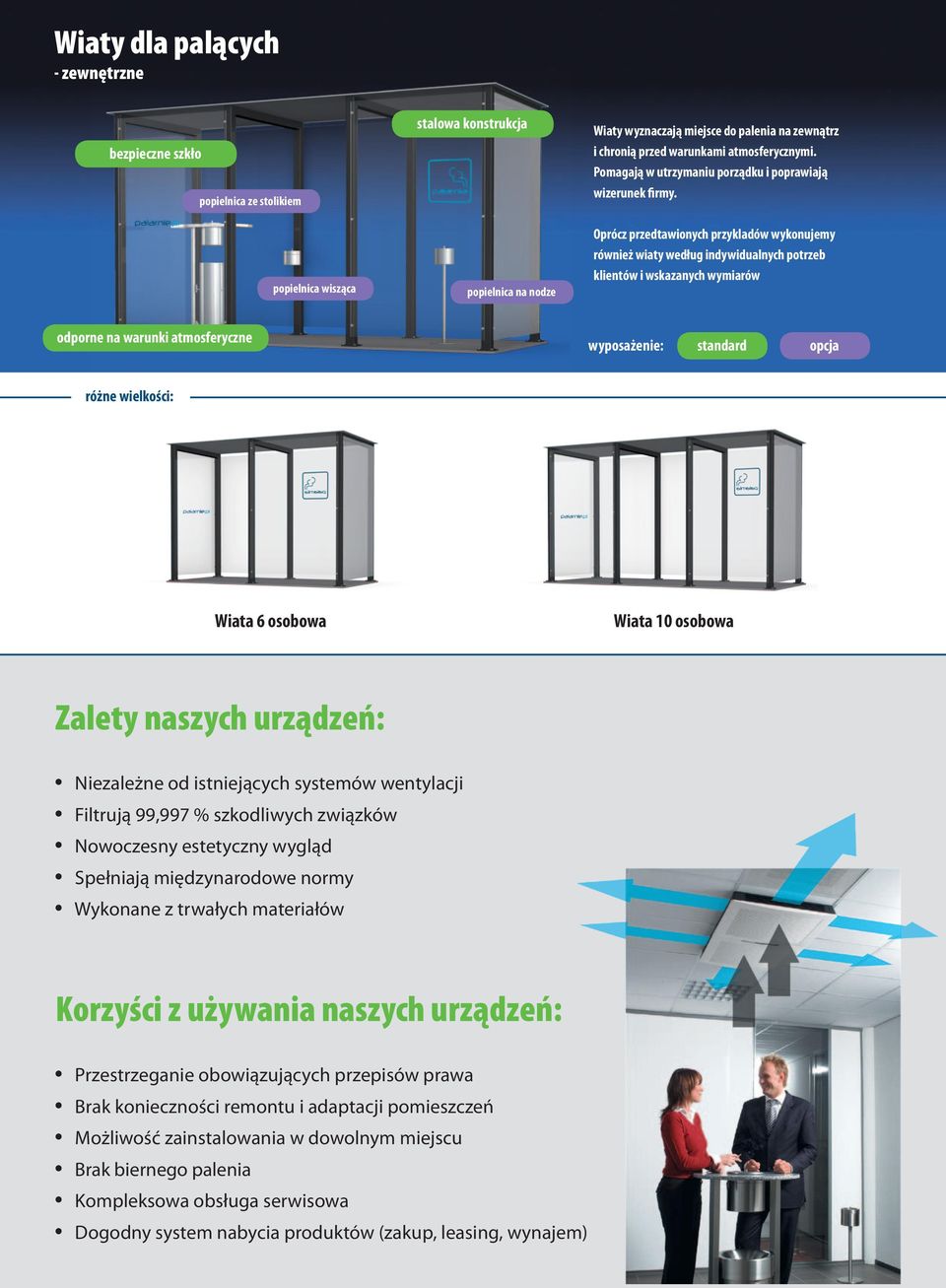 Oprócz przedtawionych przykladów wykonujemy również wiaty według indywidualnych potrzeb klientów i wskazanych wymiarów odporne na warunki atmosferyczne wyposażenie: standard opcja różne wielkości: