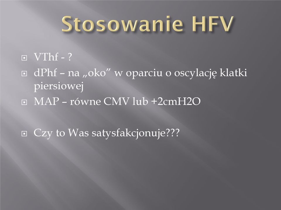 oscylację klatki piersiowej