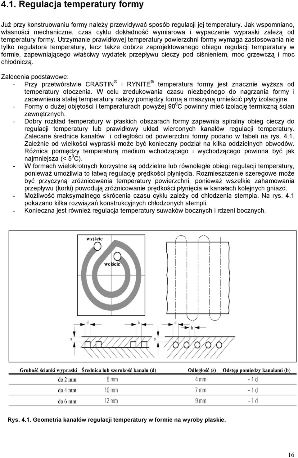Utrzymanie prawidłowej temperatury powierzchni formy wymaga zastosowania nie tylko regulatora temperatury, lecz także dobrze zaprojektowanego obiegu regulacji temperatury w formie, zapewniającego