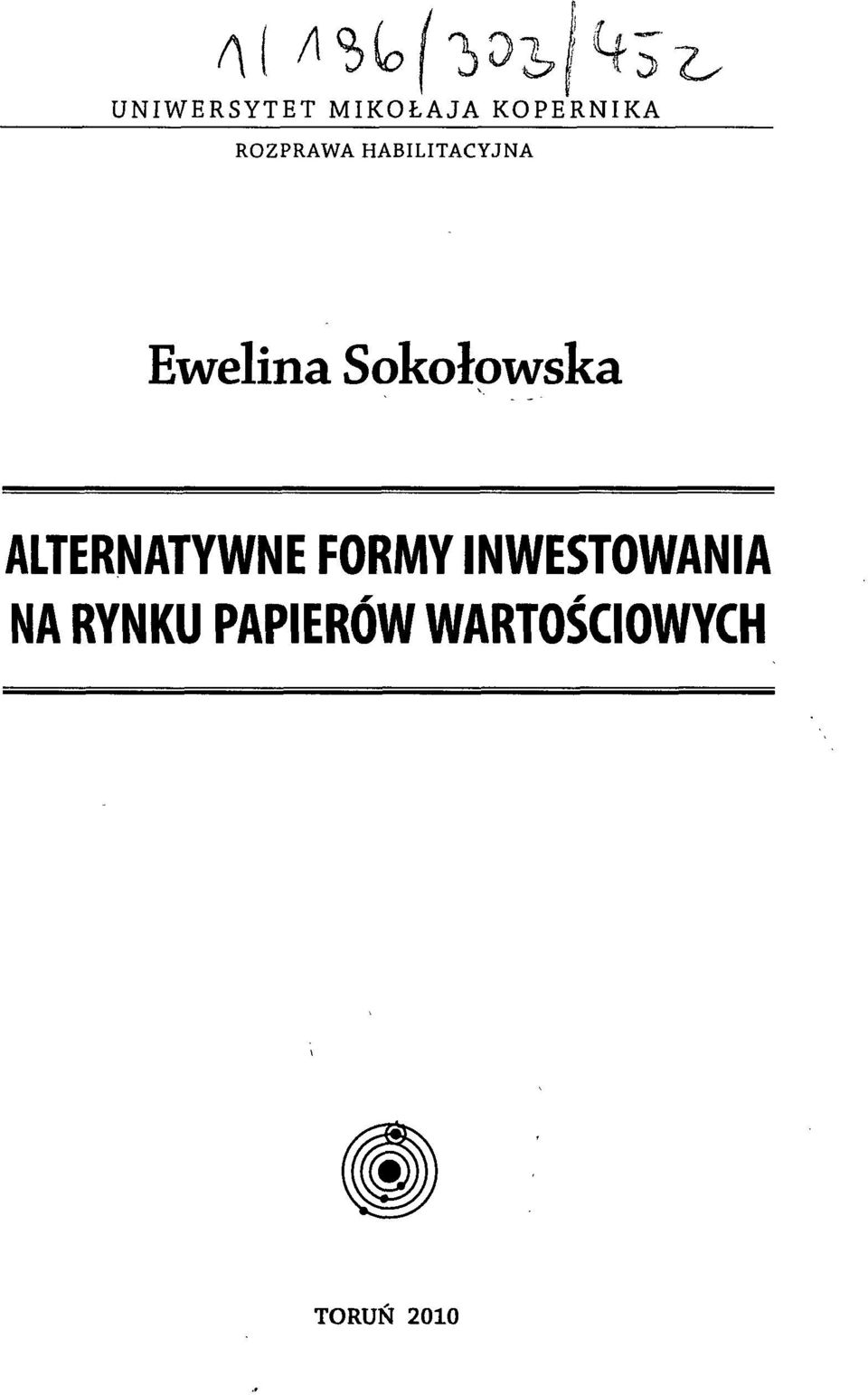 Sokołowska ALTERNATYWNE FORMY