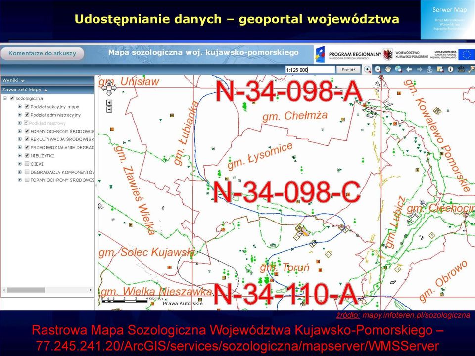 pl/sozologiczna Rastrowa Mapa Sozologiczna