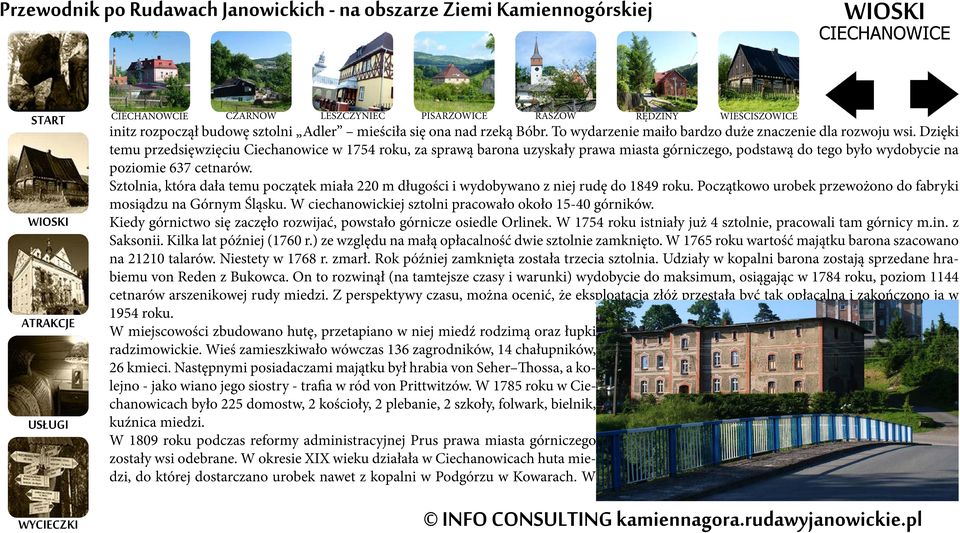Dzięki temu przedsięwzięciu Ciechanowice w 1754 roku, za sprawą barona uzyskały prawa miasta górniczego, podstawą do tego było wydobycie na poziomie 637 cetnarów.