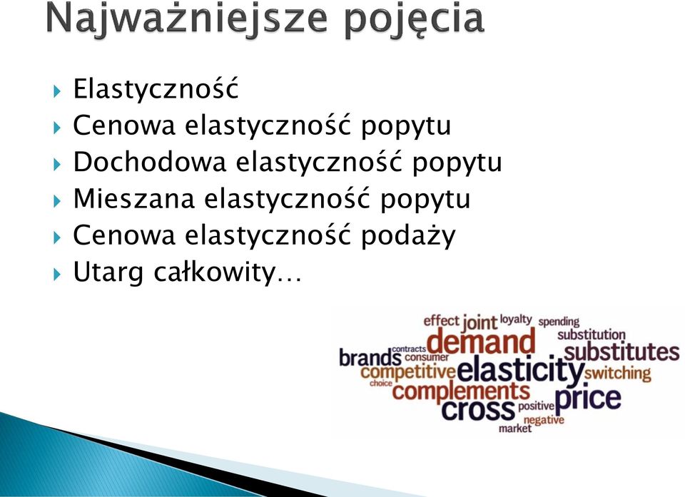 popytu Mieszana elastyczność popytu