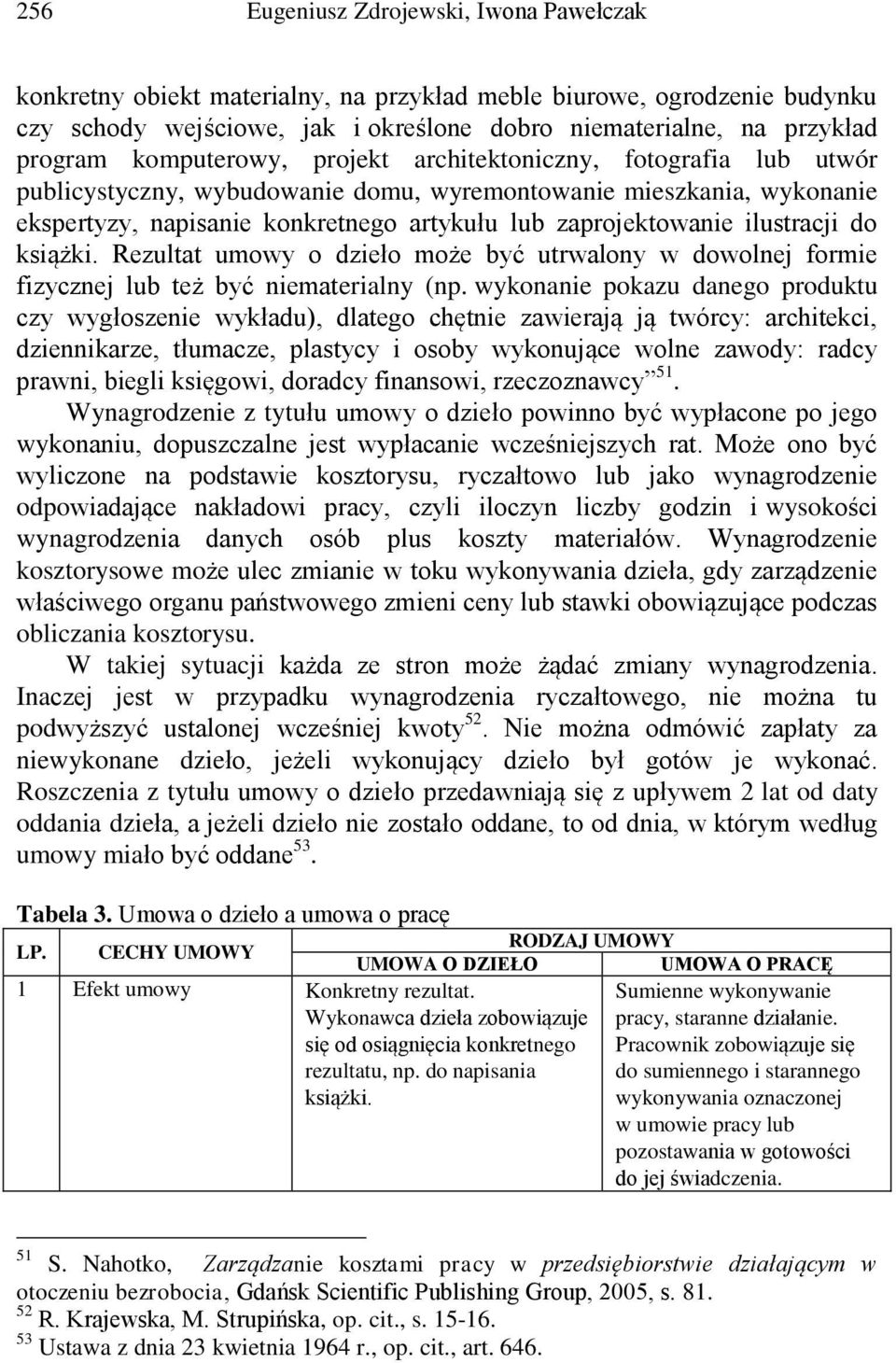 ilustracji do książki. Rezultat umowy o dzieło może być utrwalony w dowolnej formie fizycznej lub też być niematerialny (np.