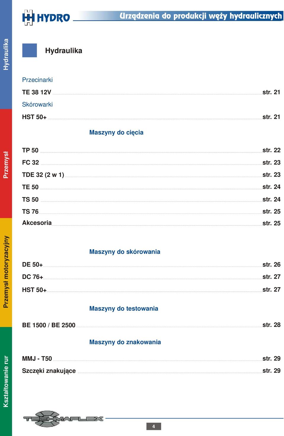 24 TS 50 str. 24 TS 76 str. 25 Akcesoria str.