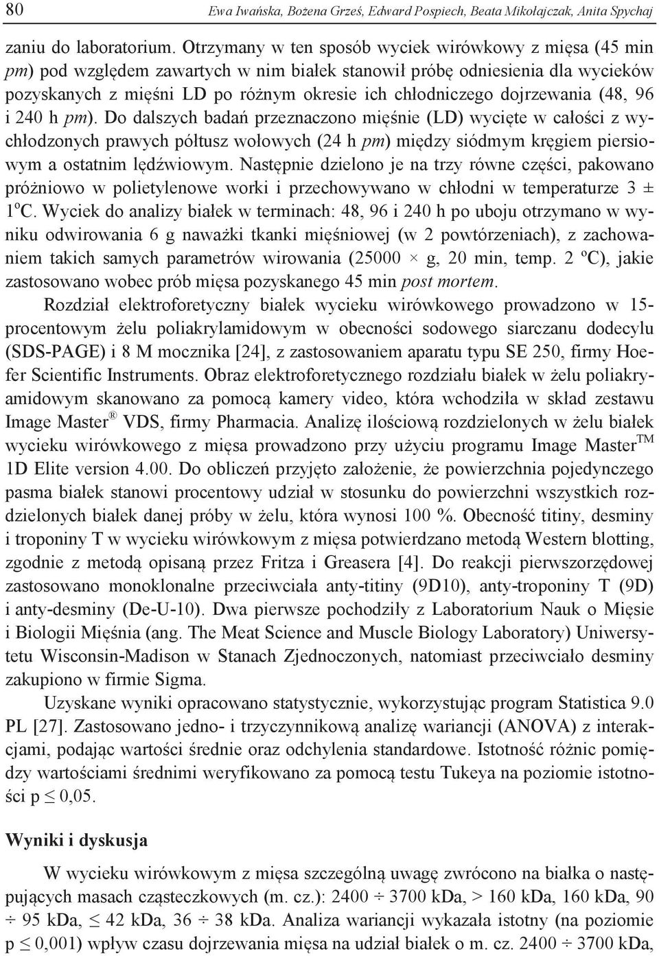 dojrzewania (48, 96 i 240 h pm).