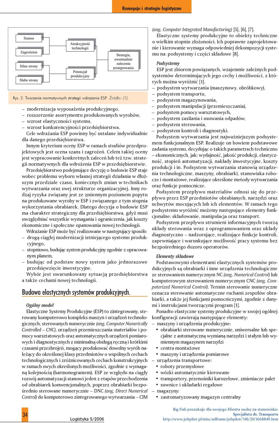 modernizacja wyposażenia produkcyjnego, rozszerzenie asortymentu produkowanych wyrobów, wzrost elastyczności systemu, wzrost konkurencyjności przedsiębiorstwa.