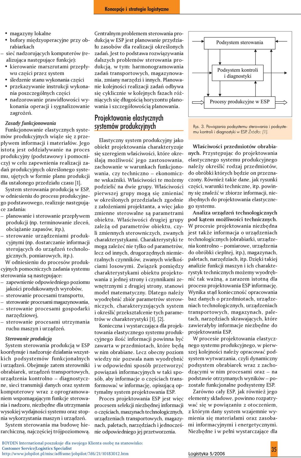 Zasady funkcjonowania Funkcjonowanie elastycznych systemów produkcyjnych wiąże się z przepływem informacji i materiałów.