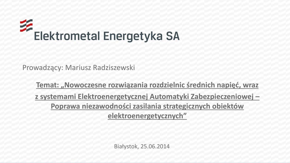 Elektroenergetycznej Automatyki Zabezpieczeniowej Poprawa