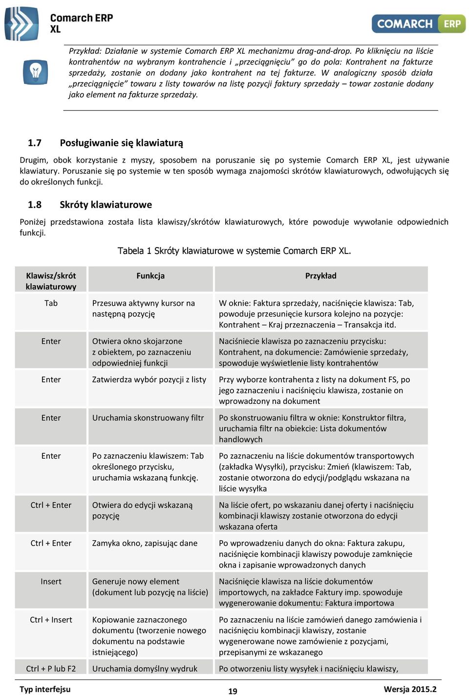 W analogiczny sposób działa przeciągnięcie towaru z listy towarów na listę pozycji faktury sprzedaży towar zostanie dodany jako element na fakturze sprzedaży. 1.