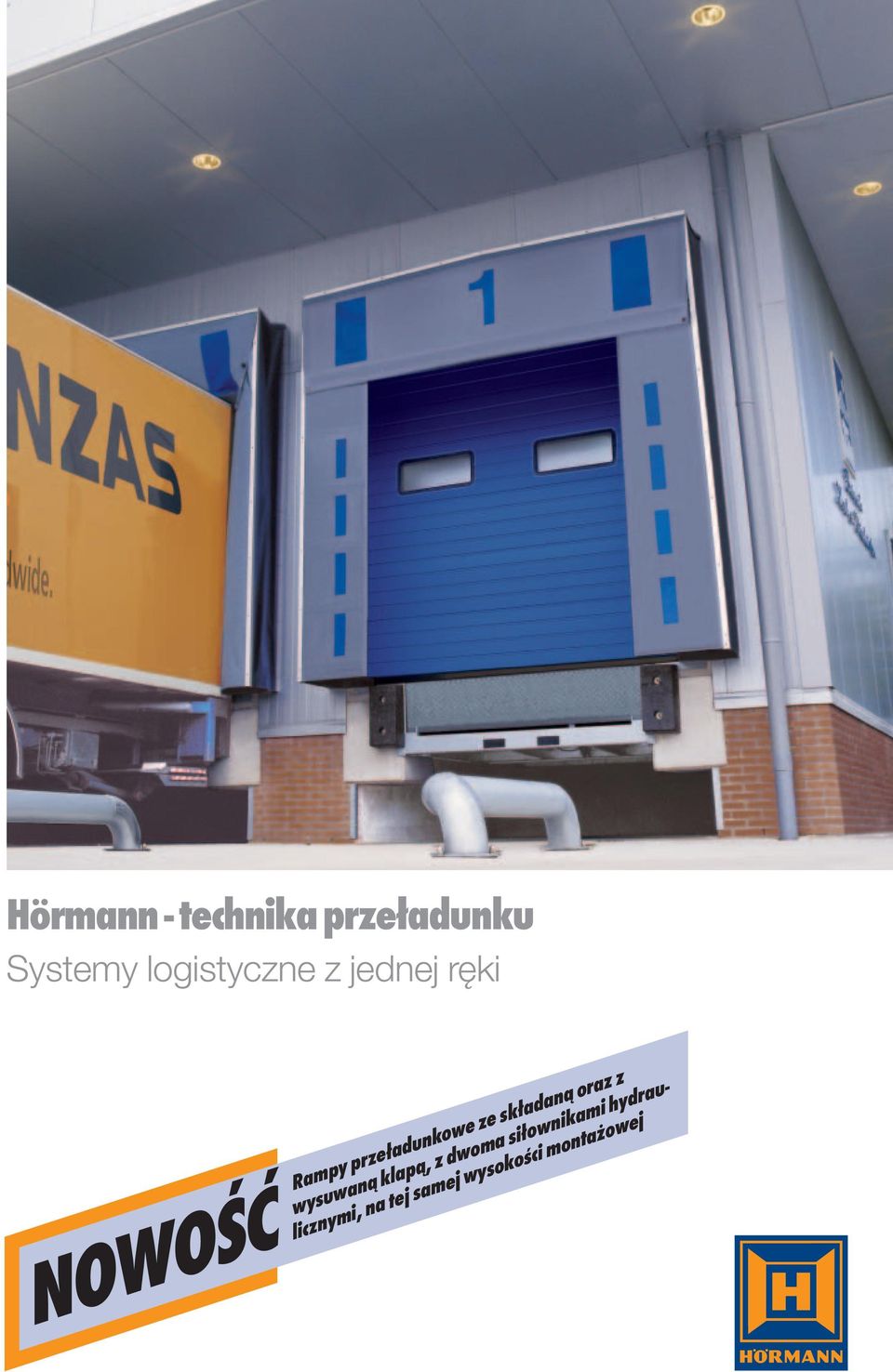 przeładunkowe ze składaną oraz z wysuwaną klapą,