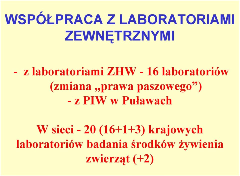 paszowego ) - z PIW w Puławach W sieci - 20