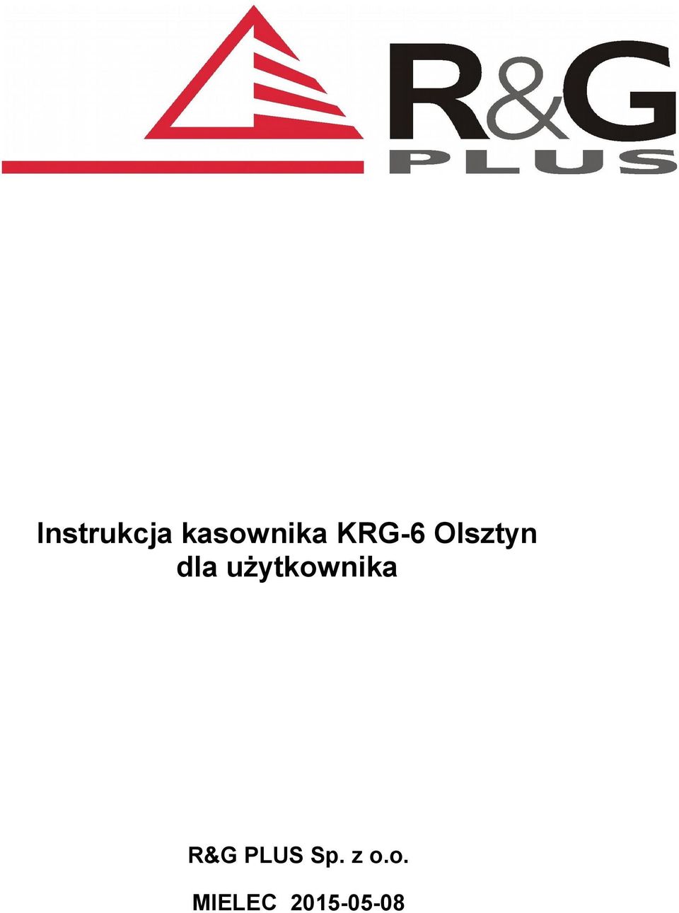 użytkownika R&G PLUS