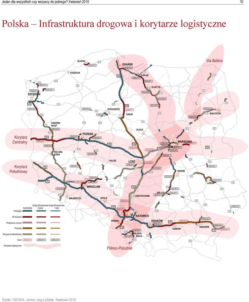 Kwiecień 2010 10 Polska Infrastruktura