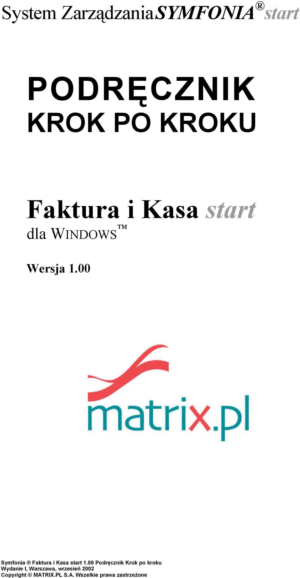 KROK PO KROKU Faktura i