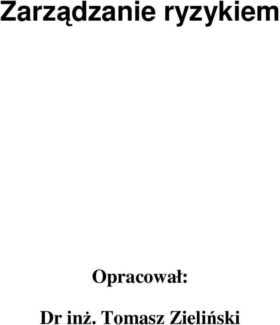 Opracował: Dr