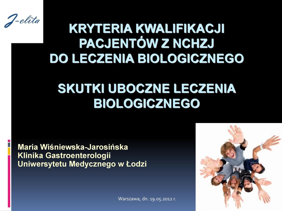 Maria Wiśniewska-Jarosińska Klinika Gastroenterologii