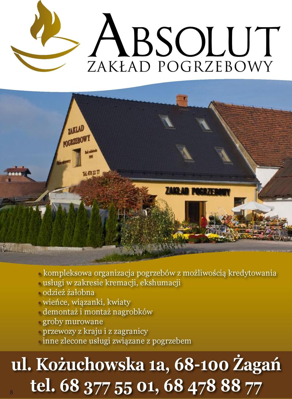 nagrobków groby murowane przewozy z kraju i z zagranicy inne zlecone usługi