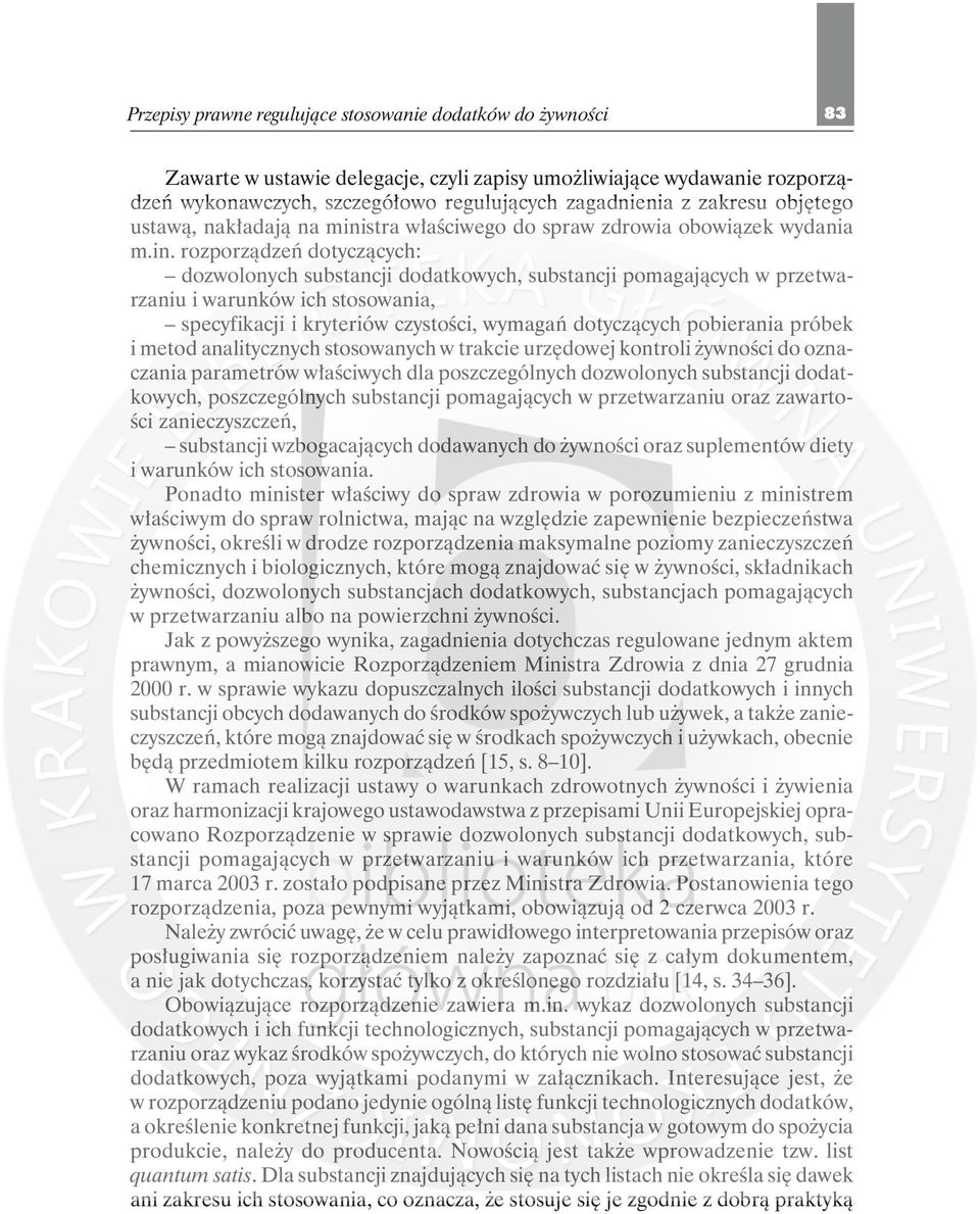 stra właściwego do spraw zdrowia obowiązek wydania m.in.