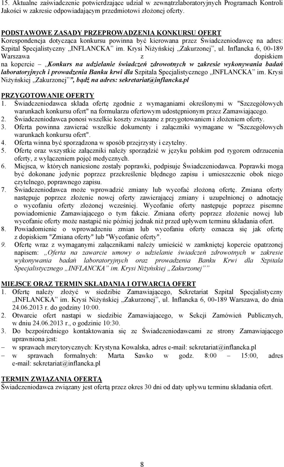Krysi Niżyńskiej Zakurzonej, ul.