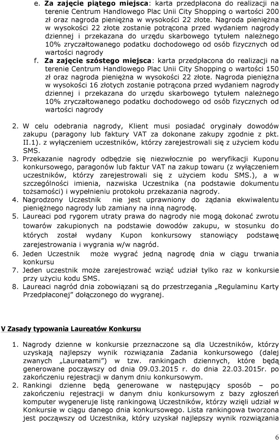 fizycznych od wartości nagrody f.