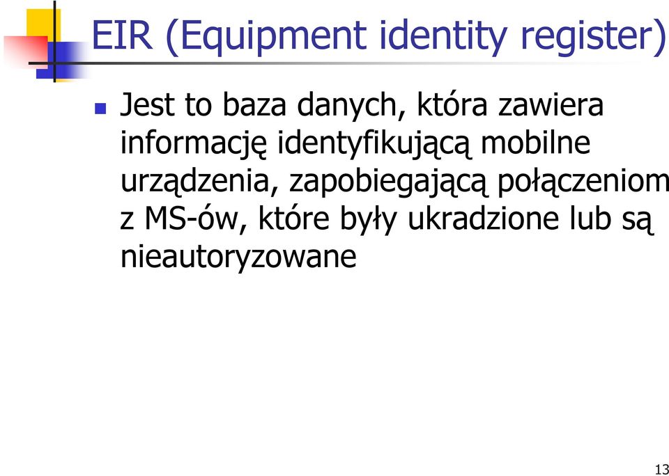 mobilne urządzenia, zapobiegającą połączeniom z