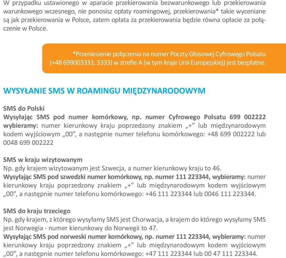 PRZEWODNIK ROAMINGOWY CYFROWEGO POLSATU - PDF Darmowe pobieranie