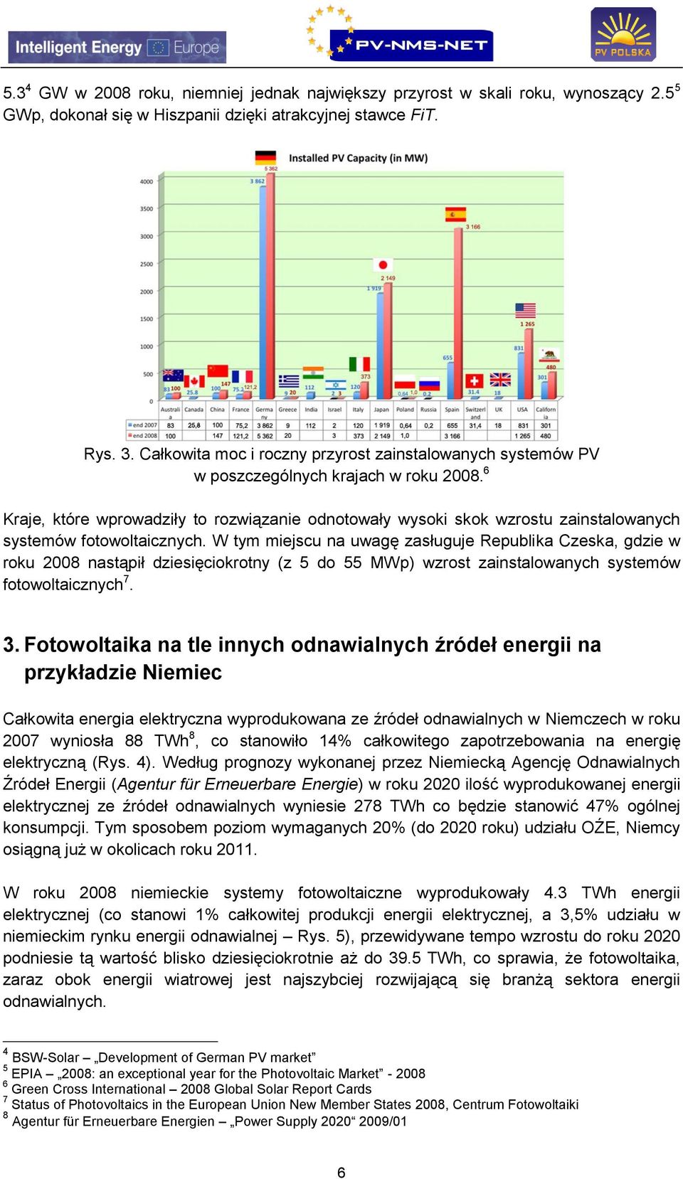 6 Kraje, które wprowadziły to rozwiązanie odnotowały wysoki skok wzrostu zainstalowanych systemów fotowoltaicznych.
