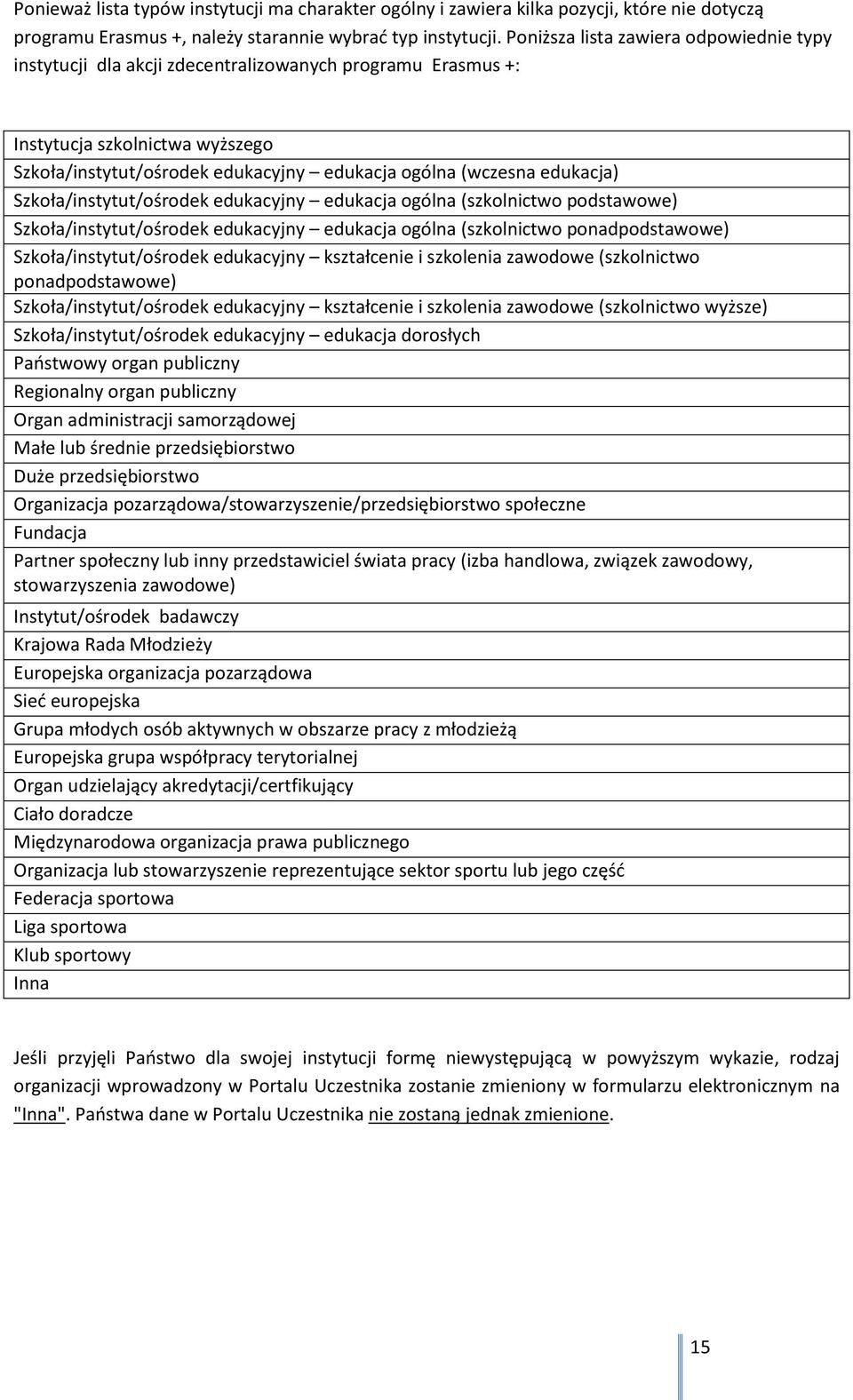 edukacja) Szkoła/instytut/ośrodek edukacyjny edukacja ogólna (szkolnictwo podstawowe) Szkoła/instytut/ośrodek edukacyjny edukacja ogólna (szkolnictwo ponadpodstawowe) Szkoła/instytut/ośrodek