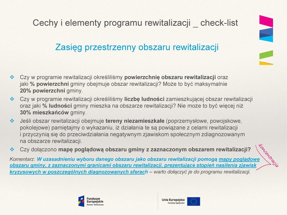 Czy w programie rewitalizacji określiliśmy liczbę ludności zamieszkującej obszar rewitalizacji oraz jaki % ludności gminy mieszka na obszarze rewitalizacji?