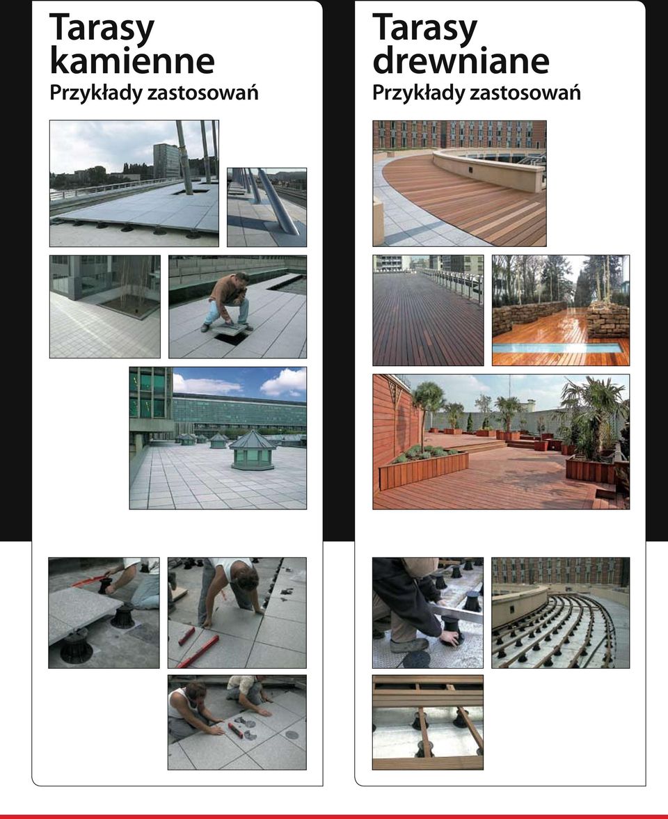 zastosowań Tarasy