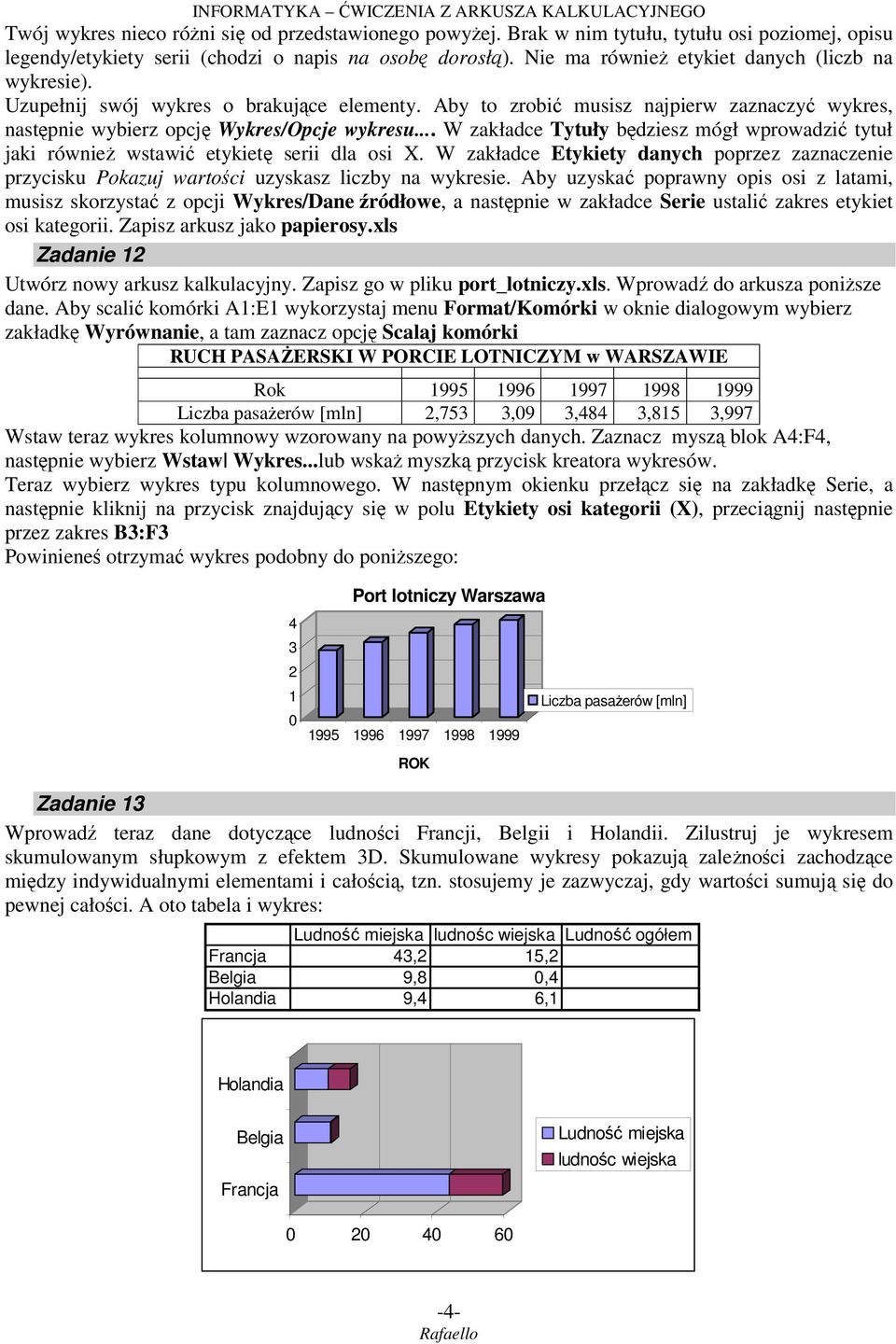 .. W zakładce Tytuły będziesz mógł wprowadzić tytuł jaki również wstawić etykietę serii dla osi X.