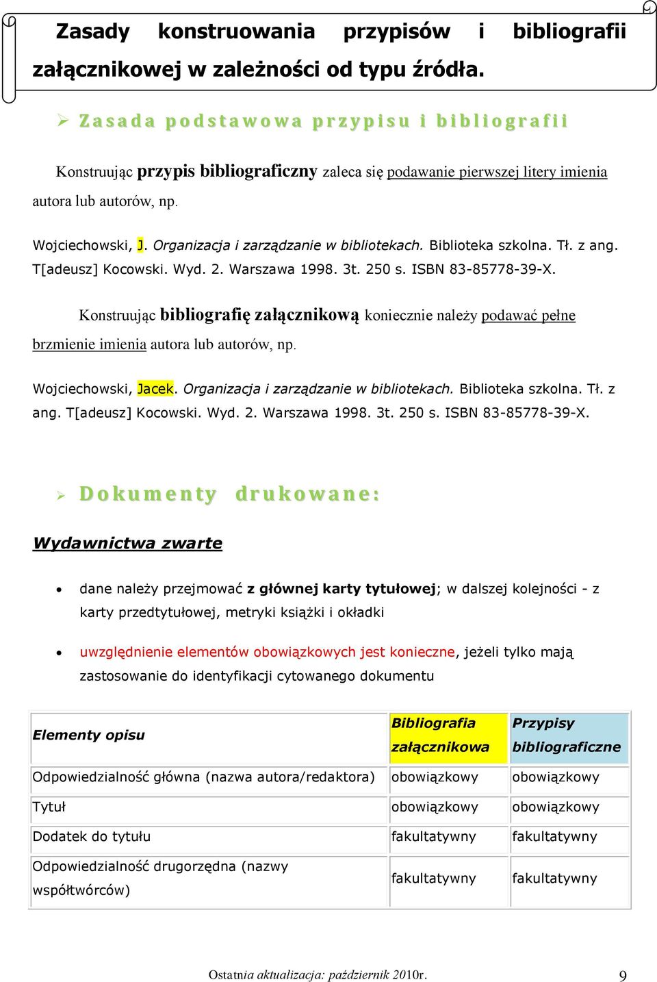 Organizacja i zarządzanie w bibliotekach. Biblioteka szkolna. Tł. z ang. T[adeusz] Kocowski. Wyd. 2. Warszawa 1998. 3t. 250 s. ISBN 83-85778-39-X.