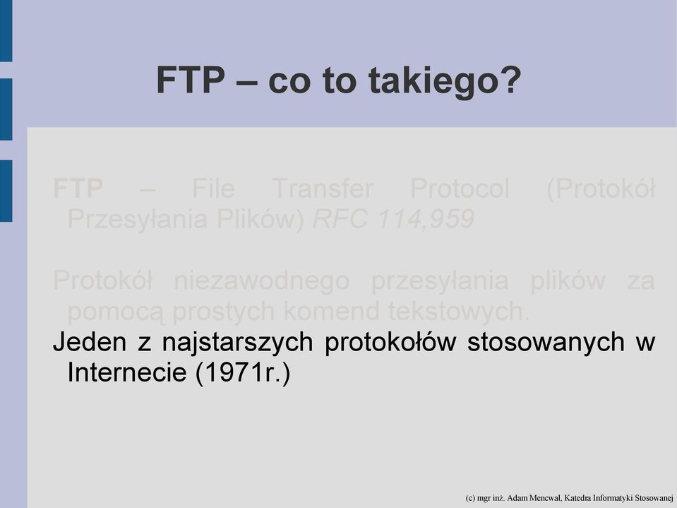 RFC 114,959 Protokół niezawodnego przesyłania plików za