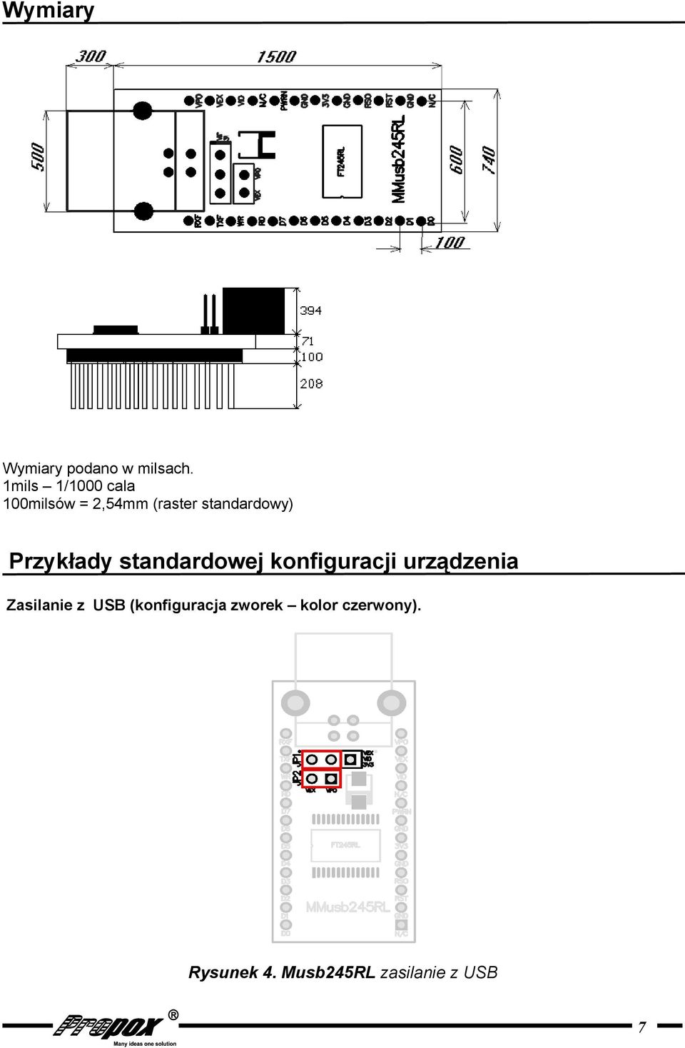 Przykłady standardowej konfiguracji urządzenia Zasilanie