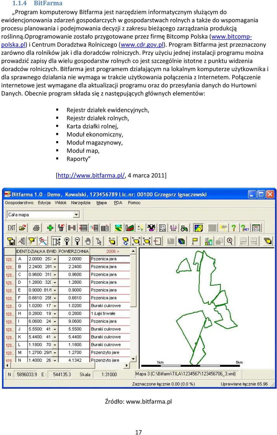 gov.pl). Program Bitfarma jest przeznaczony zarówno dla rolników jak i dla doradców rolniczych.