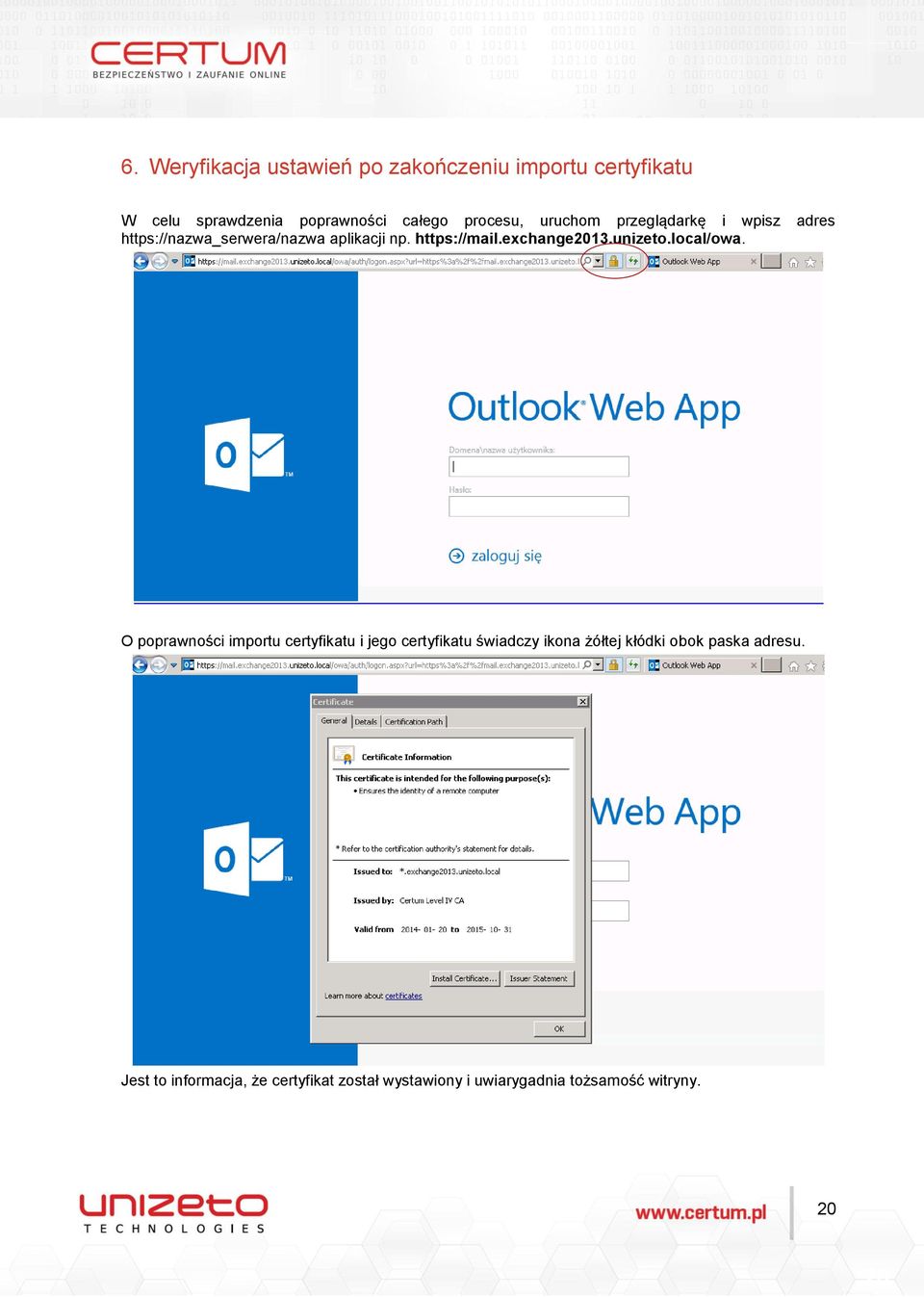 exchange2013.unizeto.local/owa.