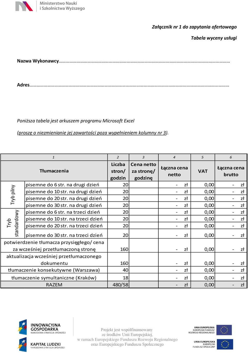 na drugi dzień 20 - zł 0,00 - zł pisemne do 10 str. na drugi dzień 20 - zł 0,00 - zł pisemne do 20 str. na drugi dzień 20 - zł 0,00 - zł pisemne do 30 str.