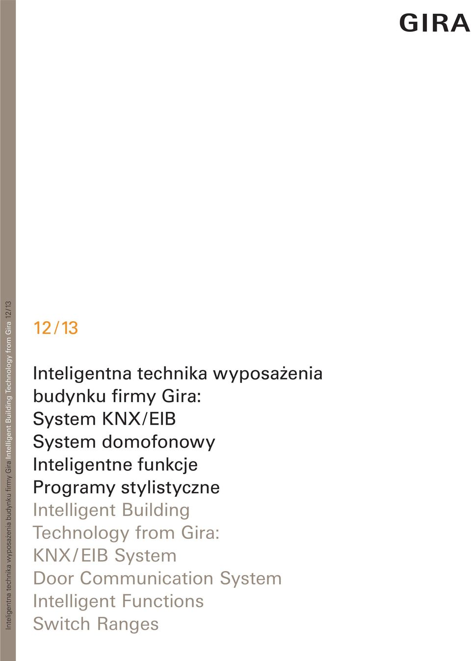 EIB System domofonowy Inteligentne funkcje Programy stylistyczne Intelligent Building
