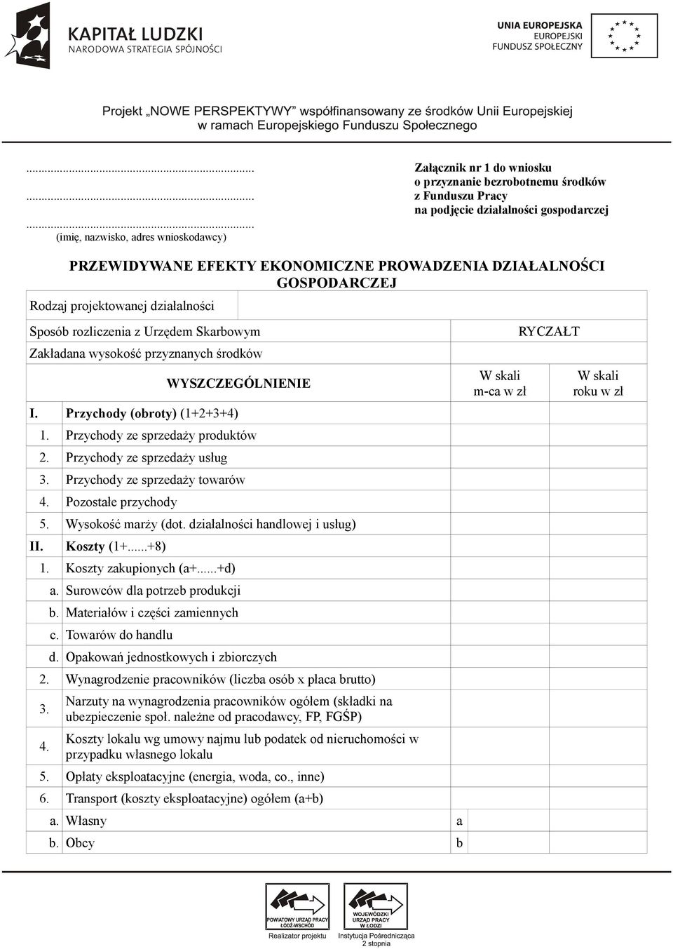 Powiatowy Urząd Pracy Łódź-Wschód Łódź, ul. Częstochowska 40/52 - PDF  Darmowe pobieranie