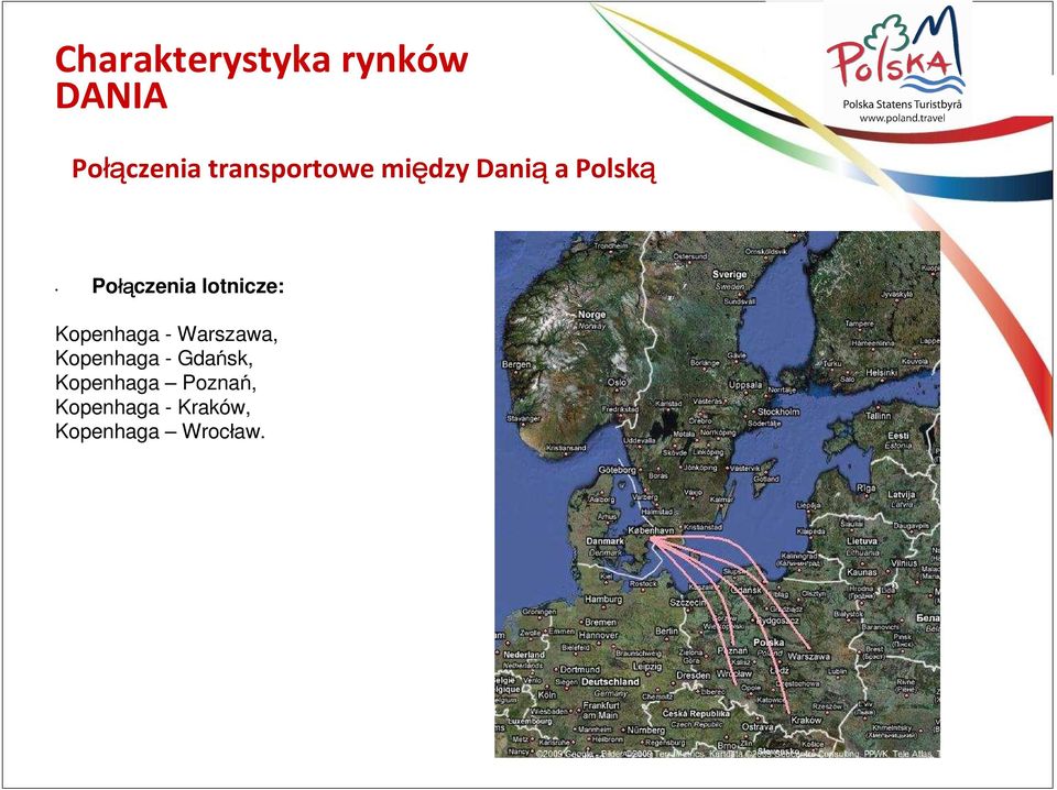 lotnicze: Kopenhaga - Warszawa, Kopenhaga -