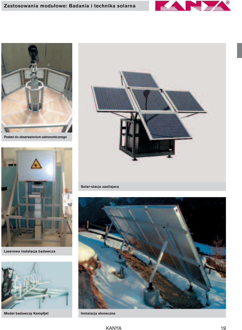 Solar-stacja zasilajaca Laserowa instalacja