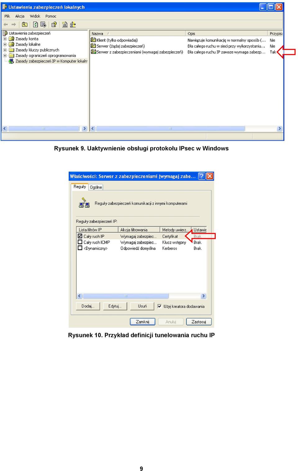 protokołu IPsec w Windows