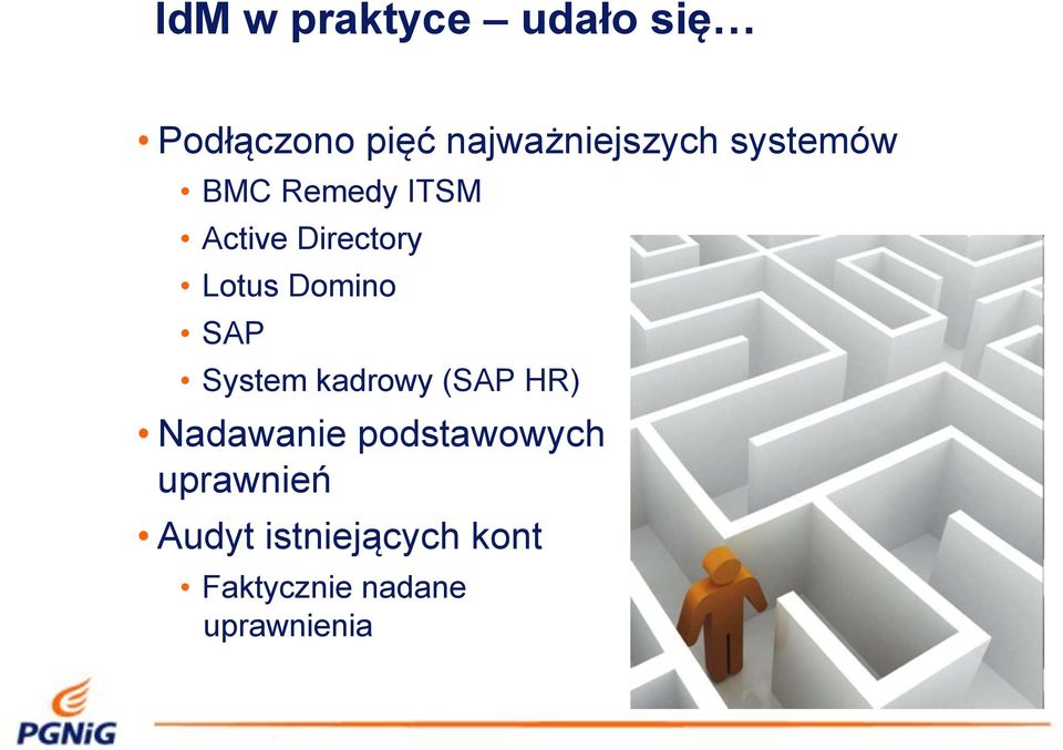 Active Directory Lotus Domino SAP System kadrowy (SAP