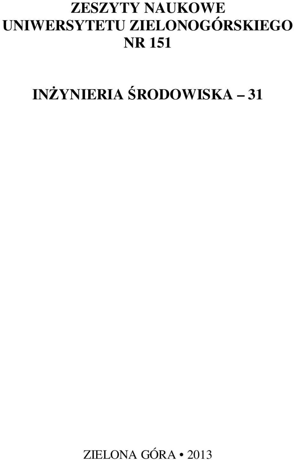 ZIELONOGÓRSKIEGO NR 151